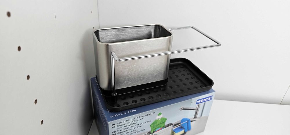 Organizer do Zlewu z 4 przegródkami Wenko srebrny