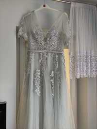 Elegancka długa sukienka wesele studniówka