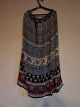 spódnica maxi hippie vintage oversize