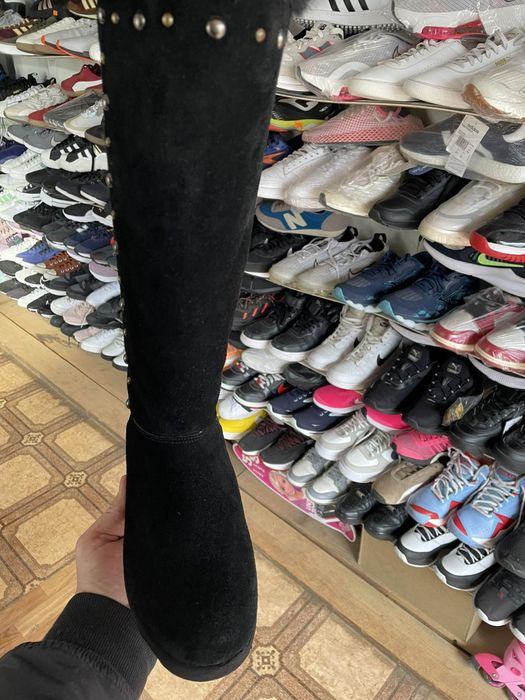 Стмльні замшеві чоботи  bearpaw