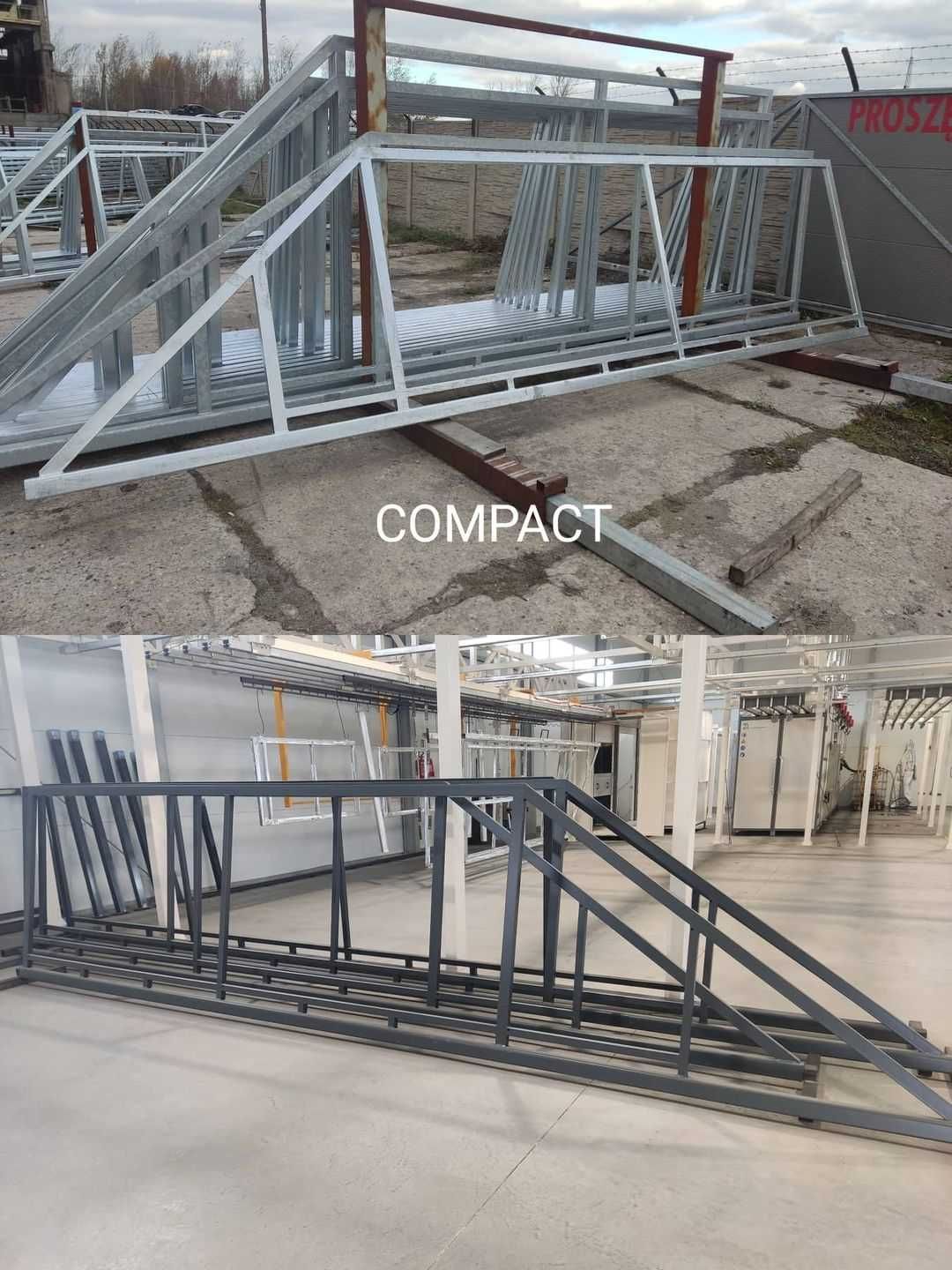 Brama przesuwna rama ocynk 4mx1,5m PRODUCENT