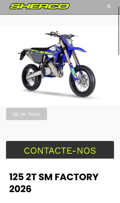 Sherco 125 Sm factory 2026