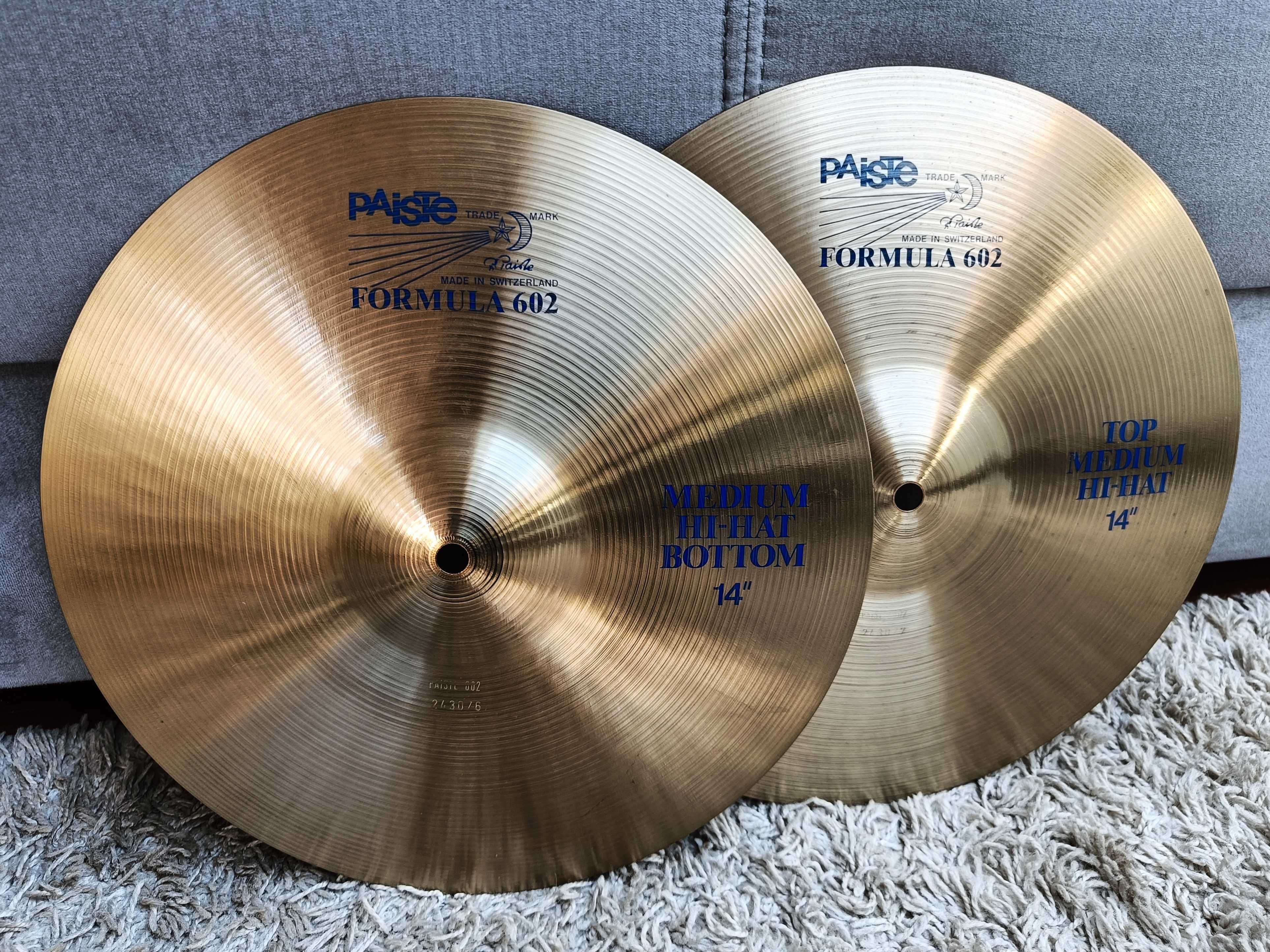 Talerze perkusyjne PAISTE FORMULA 602 BLUE LABEL MEDIUM Hi Hat 14"