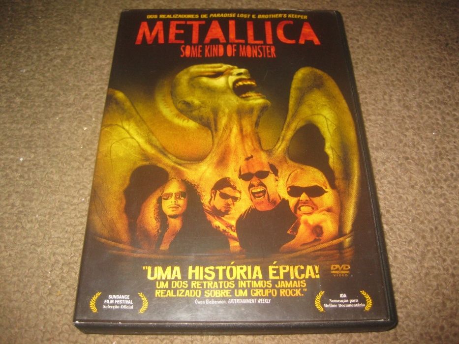 DVD Duplo dos Metallica "Some Kind of Monster"