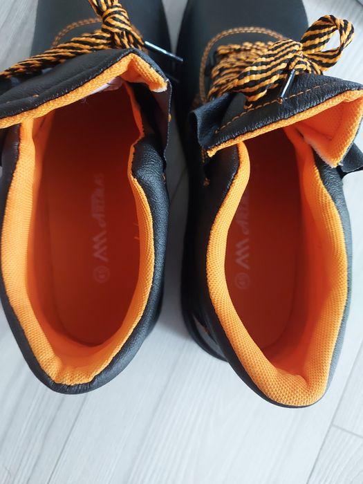 Buty robocze męskie ochronne TRZEWIKI ROBOCZE z podnoskiem skórzane 45