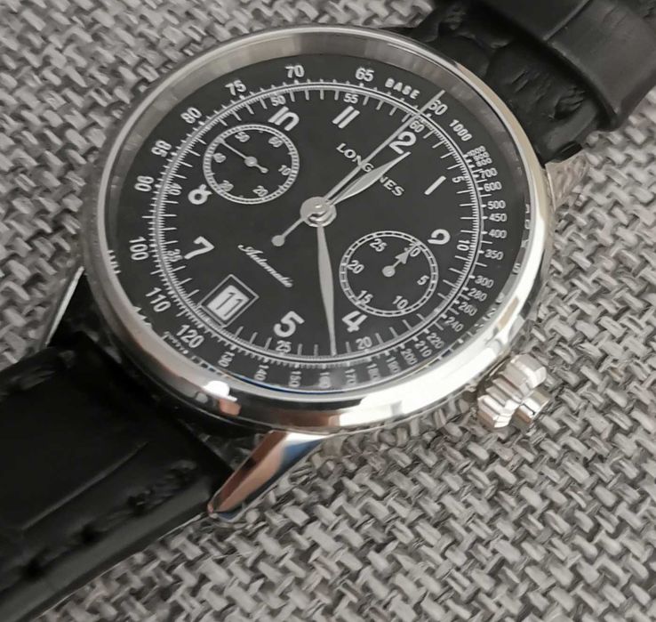 Longines Heritage Chronograph monopusher.