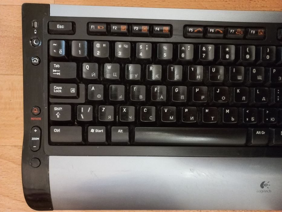 Клавіатура безпровідна Logitech S 510 б/у.