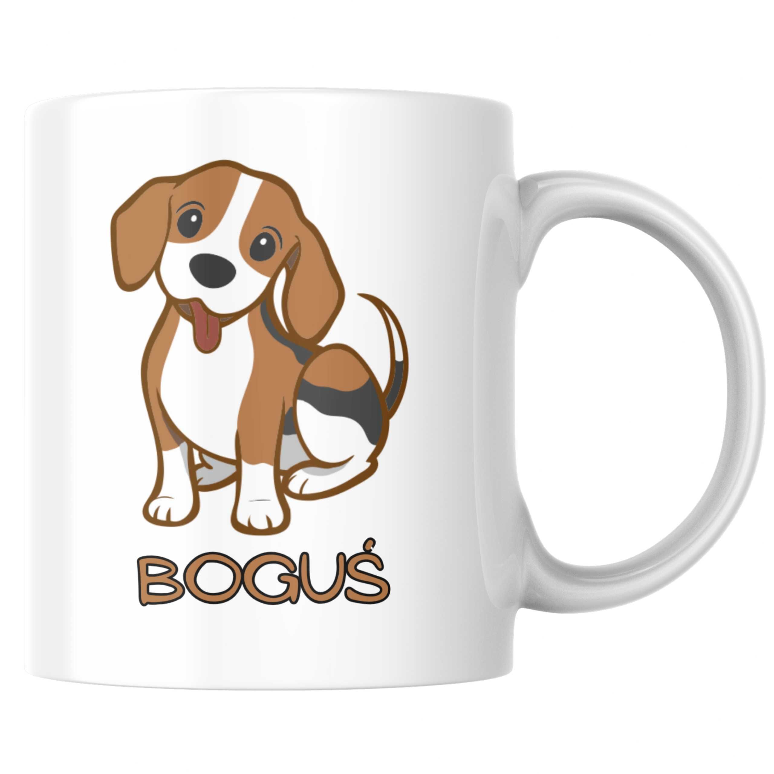 kubek pies beagle piesek prezent na urodziny kubek do pracy