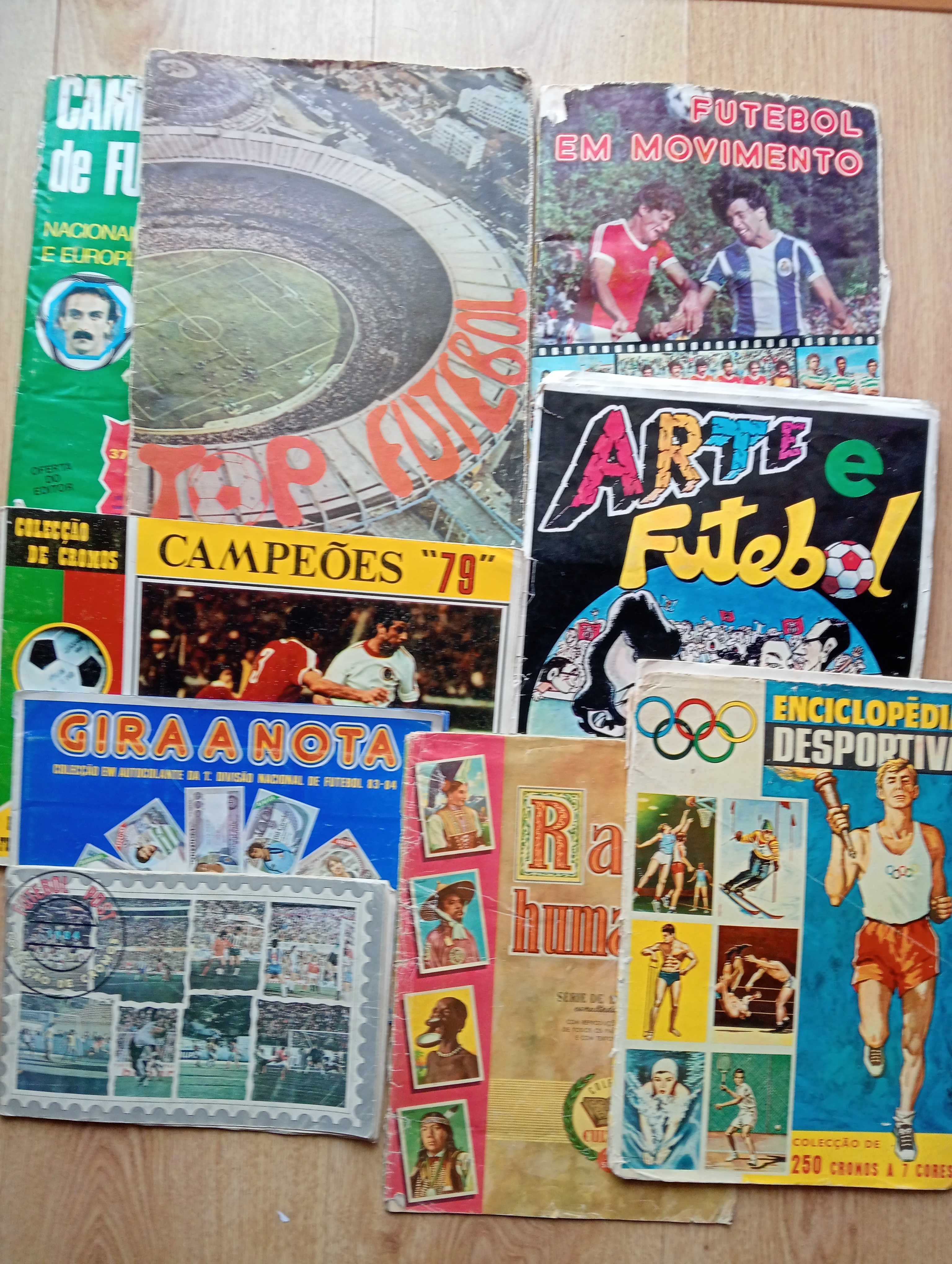 Cromos de futebol antigos