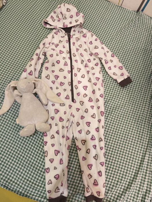 Кігурумі флісова піжама 110-116 дівчинка Lupilu Кигуруми,теплая пижама