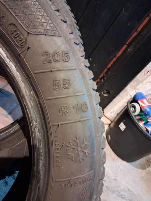 Opony zimowe 205/55/16r.Kleber