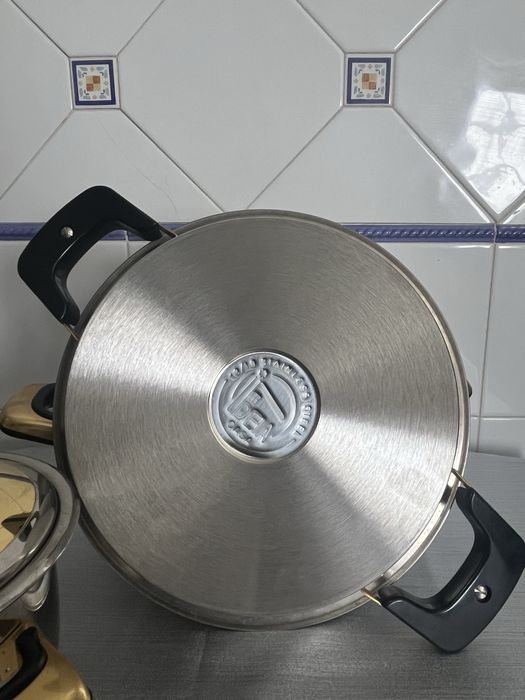 Conjunto IDEIACASA 2 tachos + caçarola c/ Termómetro