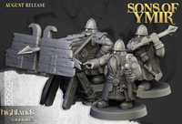 Dwarf Ballista + Crew Highlands Miniatures Old World Warhammer
