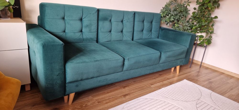 Sofa trzyosobowa Selsey zielona