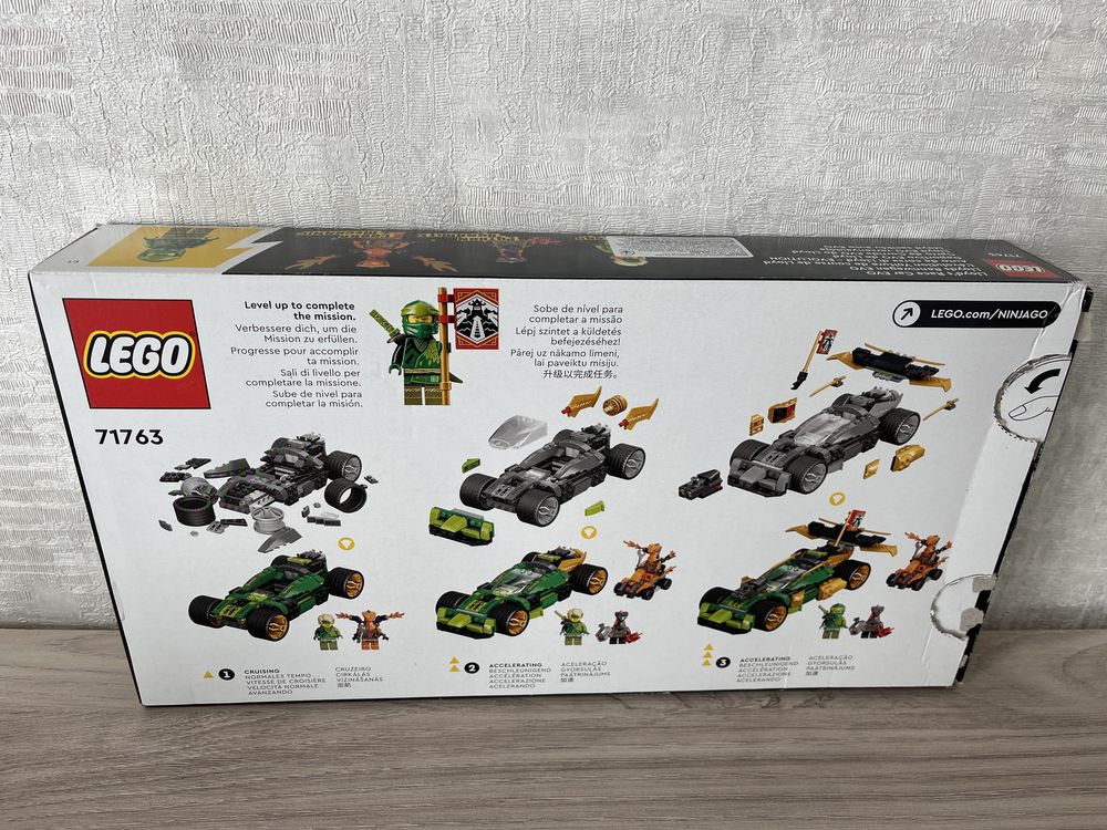 Конструктор Lego Лего Ninjaga 71763 Гоночний автомобіль ЕВО Ллойда