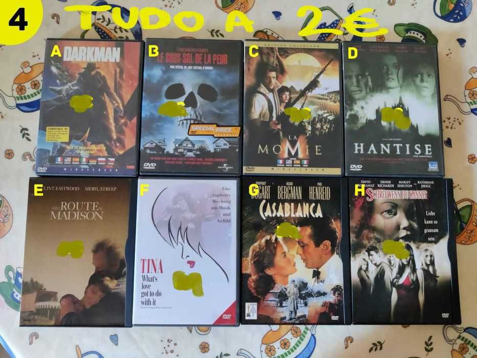 Coleção DVDs antigos (Vários + Boxsets) / Leve 3 pague 2 / Tudo a 2€