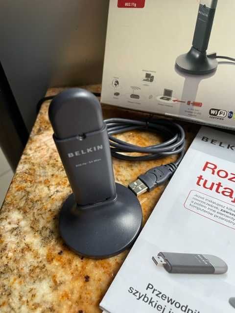 Adapter Belkin bezprzewodowy wireless do USB