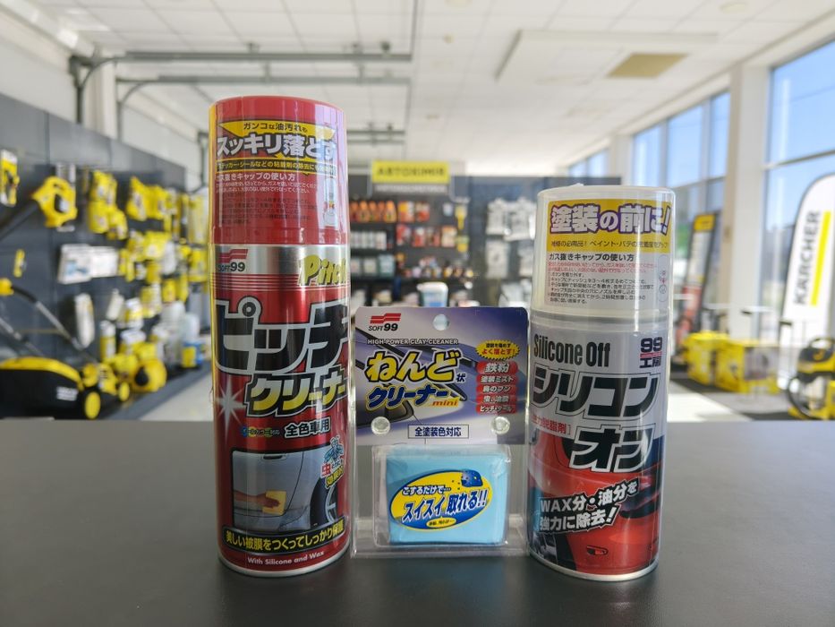 Очиститель Soft99, обезжириватель кузова, полимерный воск Софт99