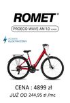 Rower Elektryczny ROMET Wave An 1.0 504 Wh Salon Romet Tarnowskie Góry