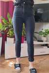 Czarne spodnie jeansy skinny MNG 36 S
