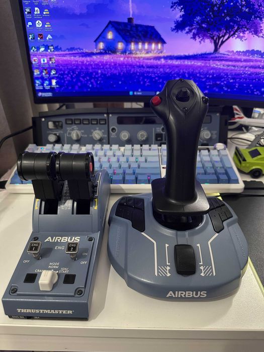 Thrustmaster Airbus TCA Officer Pack Joystick i Przepustnica