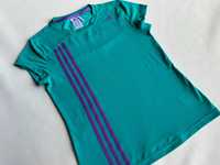 Adidas climalite _ Turkusowa termoaktywna koszulka t-shirt S/M