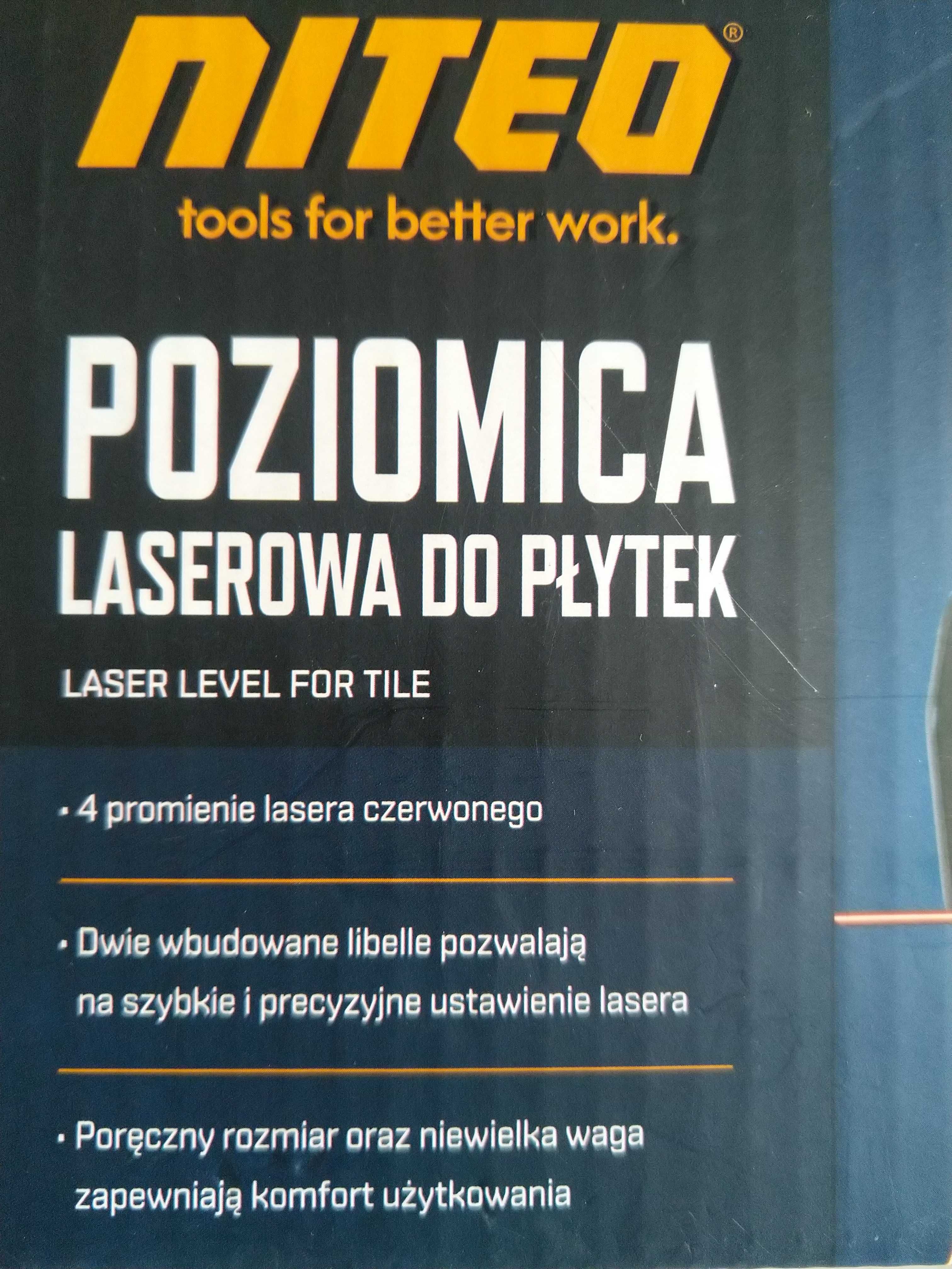 OKAZJA Poziomica laserowa do płytek + baterie i śrubokręt Wysyłam