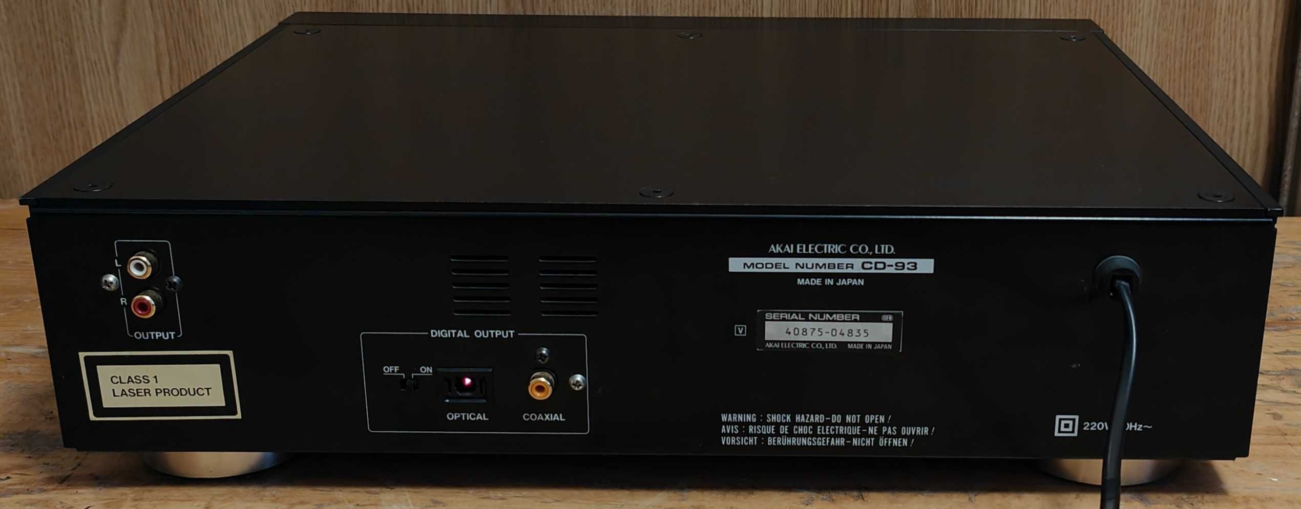 AKAI CD-93 najwyższy model odtwarzacz CD