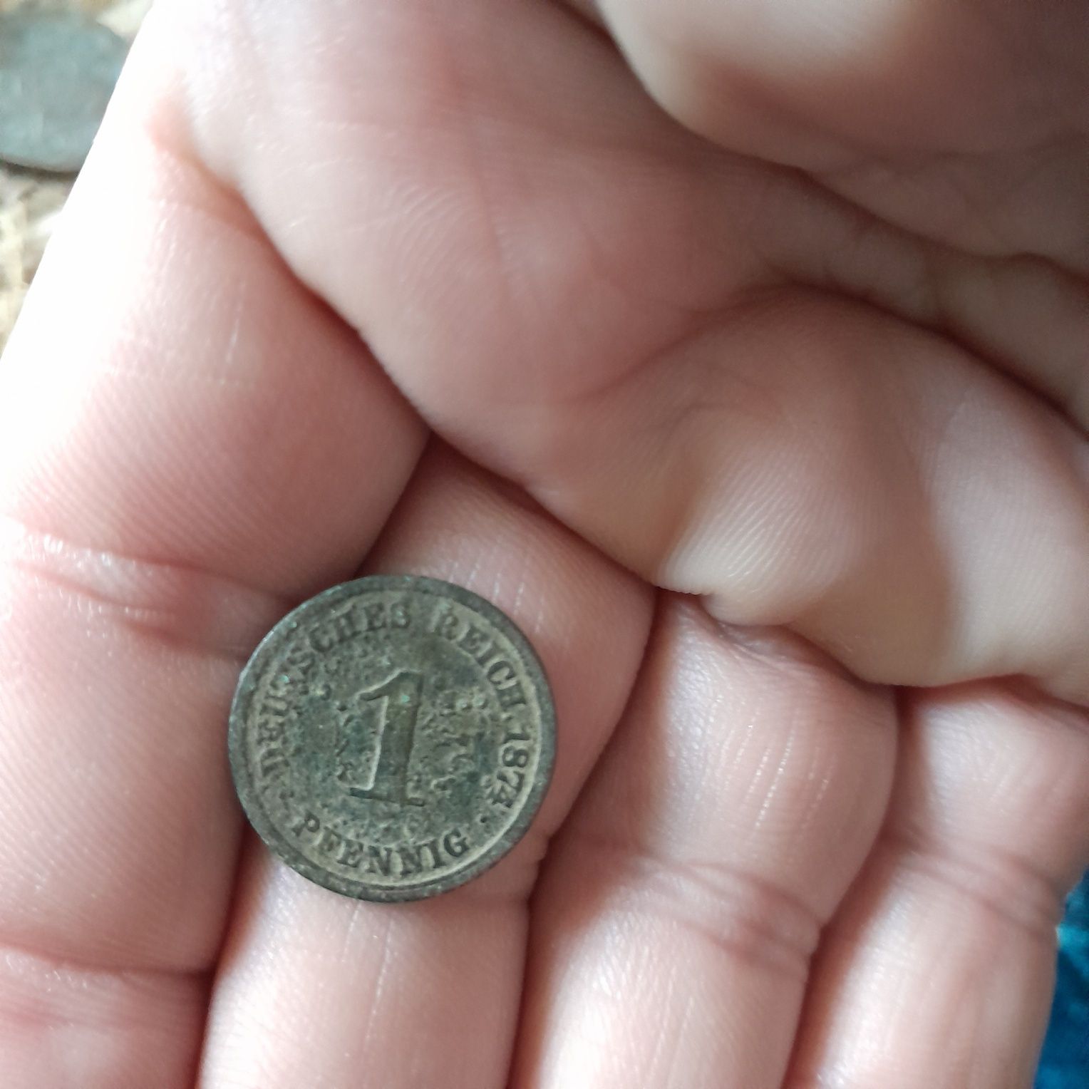 1 pfennig 1874 rok