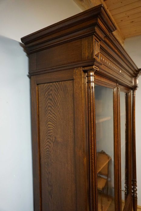 Wysoka Eklektyczna Biblioteka Francuska PO RENOWACJI