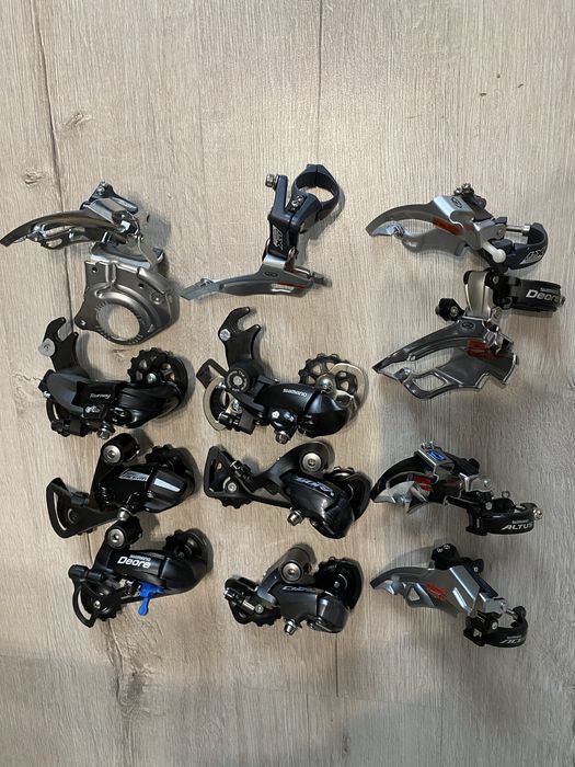 Нові велосипедні деталі , запчастини ( Монетки , шифтери , перекидки )