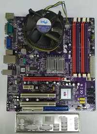 Комплект ECS G31T-M3 + Intel Core 2 Quad Q8400 (SLGT6) s775 + 2Gb