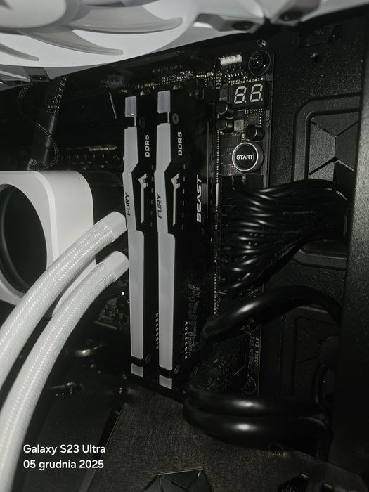 Pamięć Kingston Fury Beast RGB, ddr5, 32 gb, 6000mhz, cl40