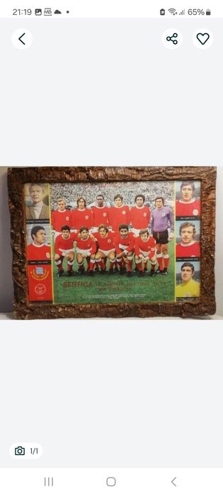 Quadro antigo do Benfica