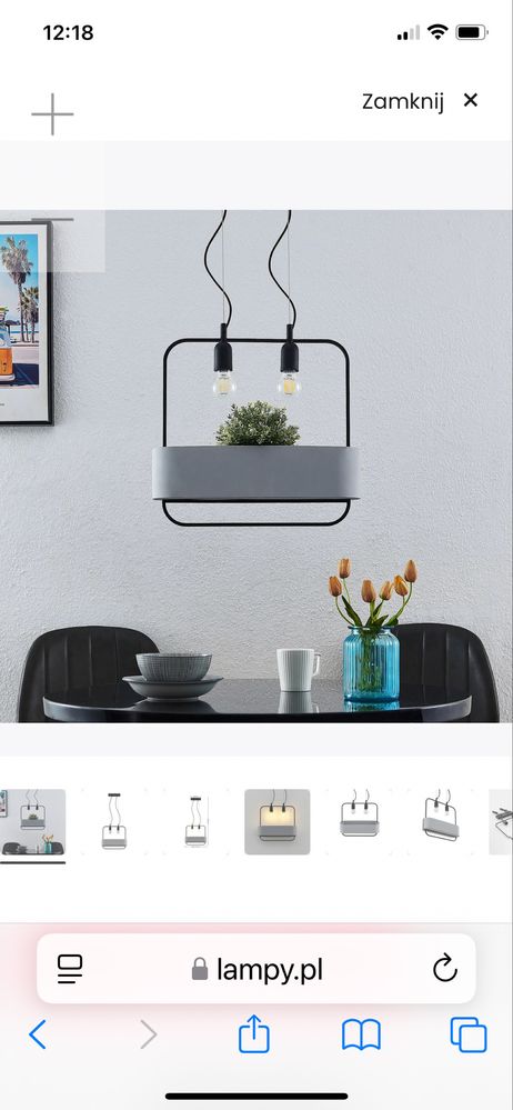 Lampa wisząca nowoczesna