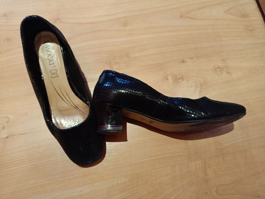 Czółenka Ryłko na szerszą stopę