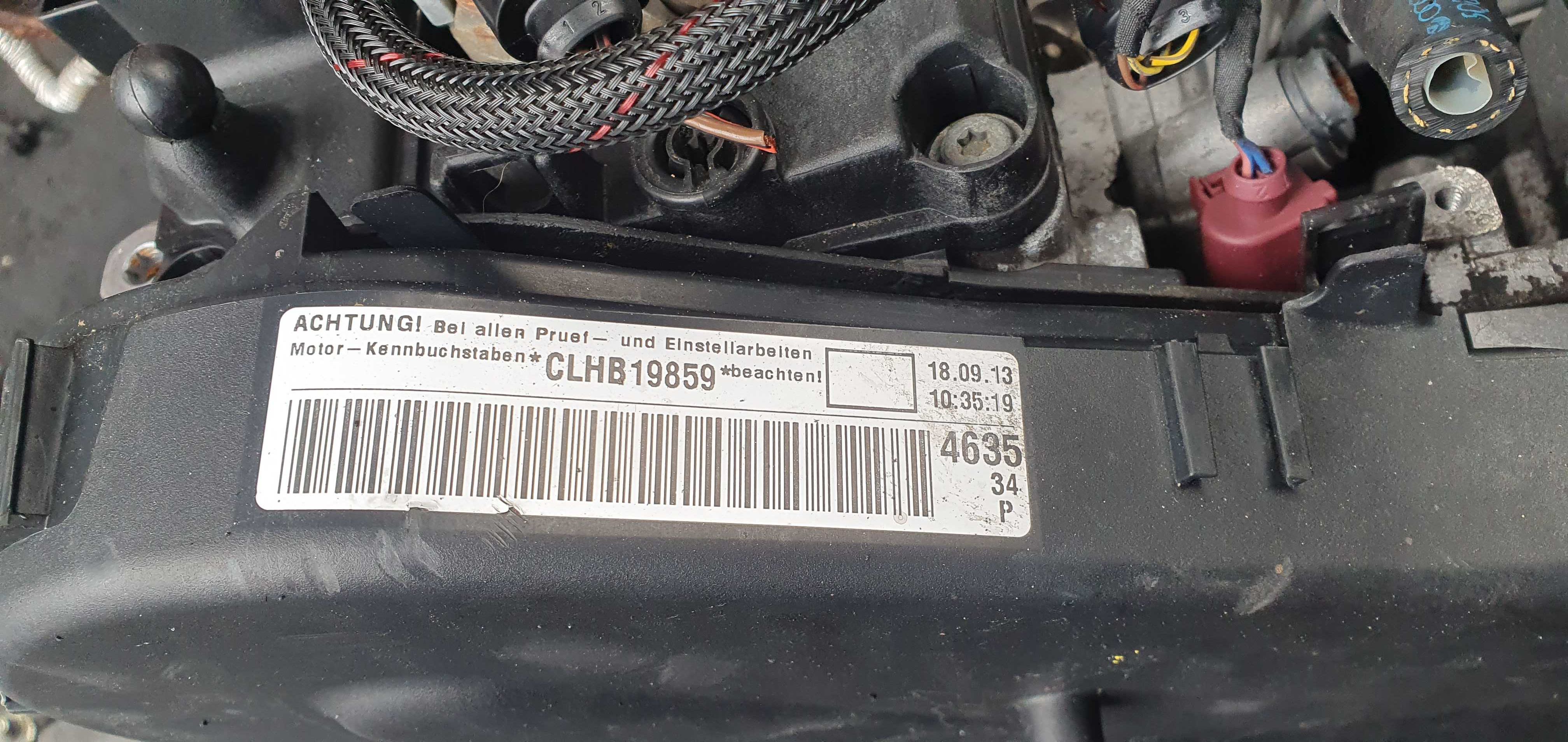 Dół silnika CLH VW Golf VII 1.6 TDI Siedlce