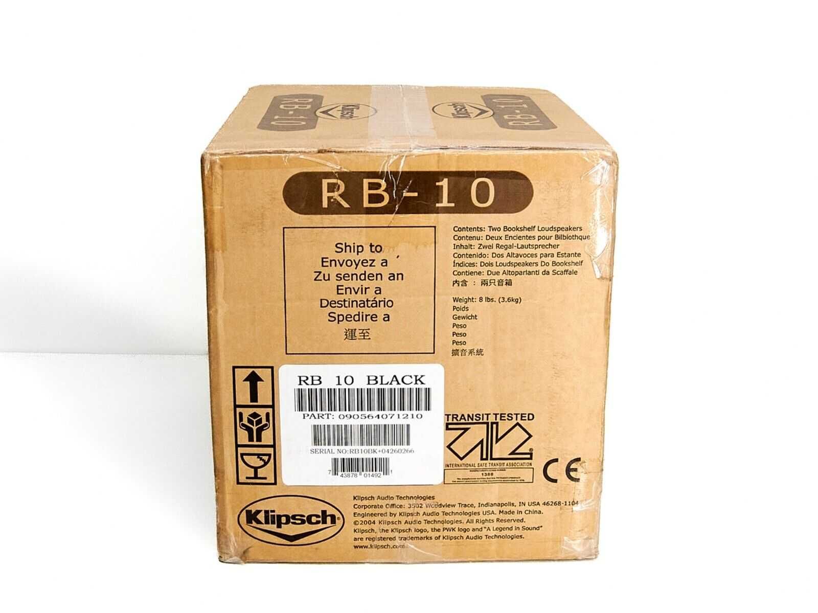 Klipsch RB10 50 watt- звучат как надо НОВЫЕ