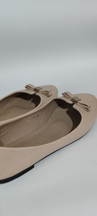 Балетки жіночі. Розмір 38. Колір бежевий.