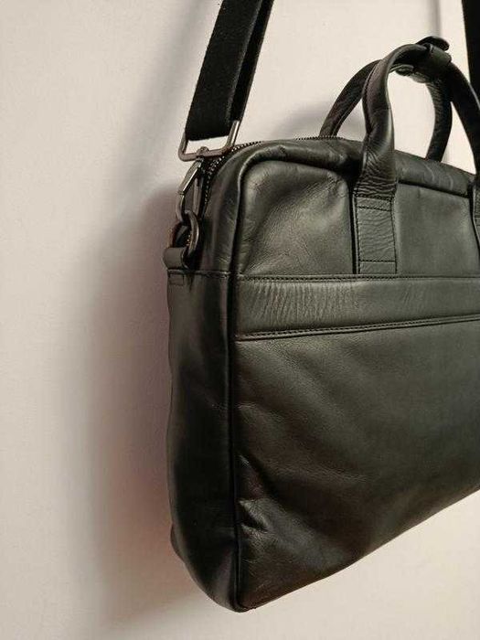 Чоловіча шкіряна сумка для ноутбука/портфель Zign