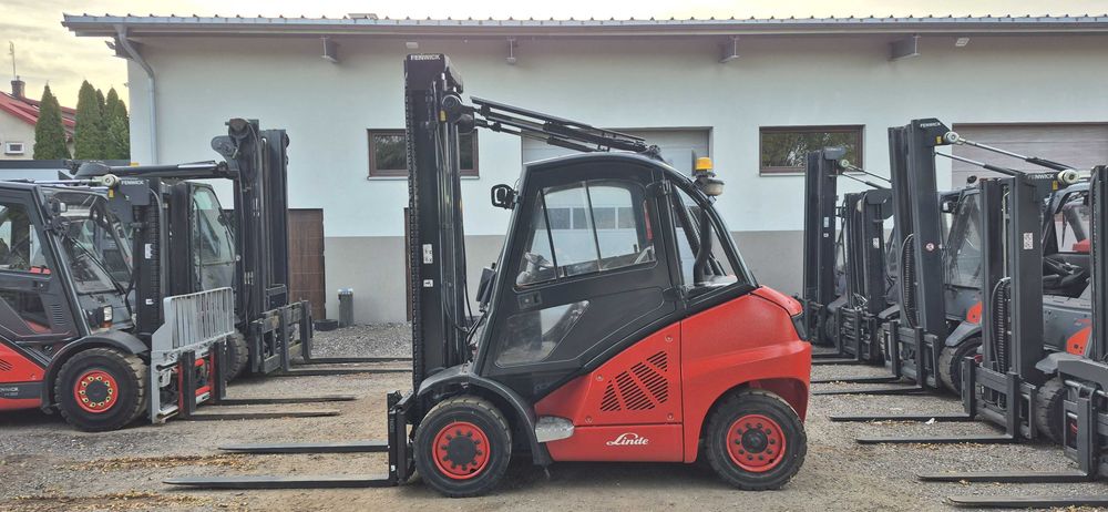 Linde H40D - Diesel - Rok 2015. - 4 sekcje. 9600 mth - Stan BDB.