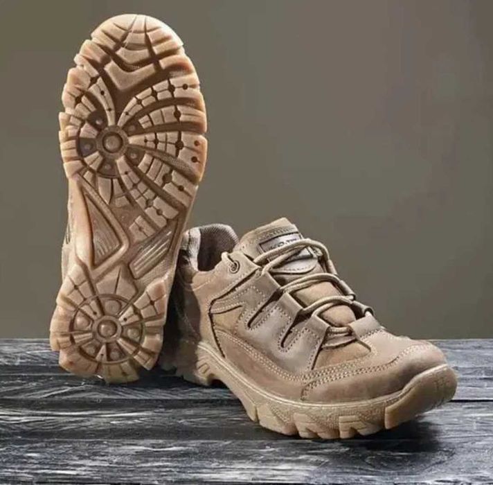 Демисезонные тактические кроссовки военные кожаные армейские кроссовки