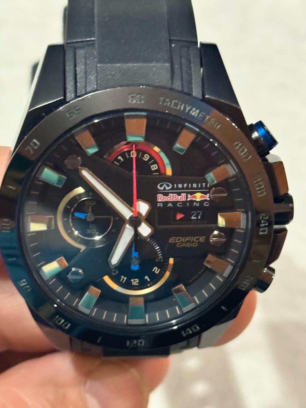 Zegarek casio edifice Red bull edition