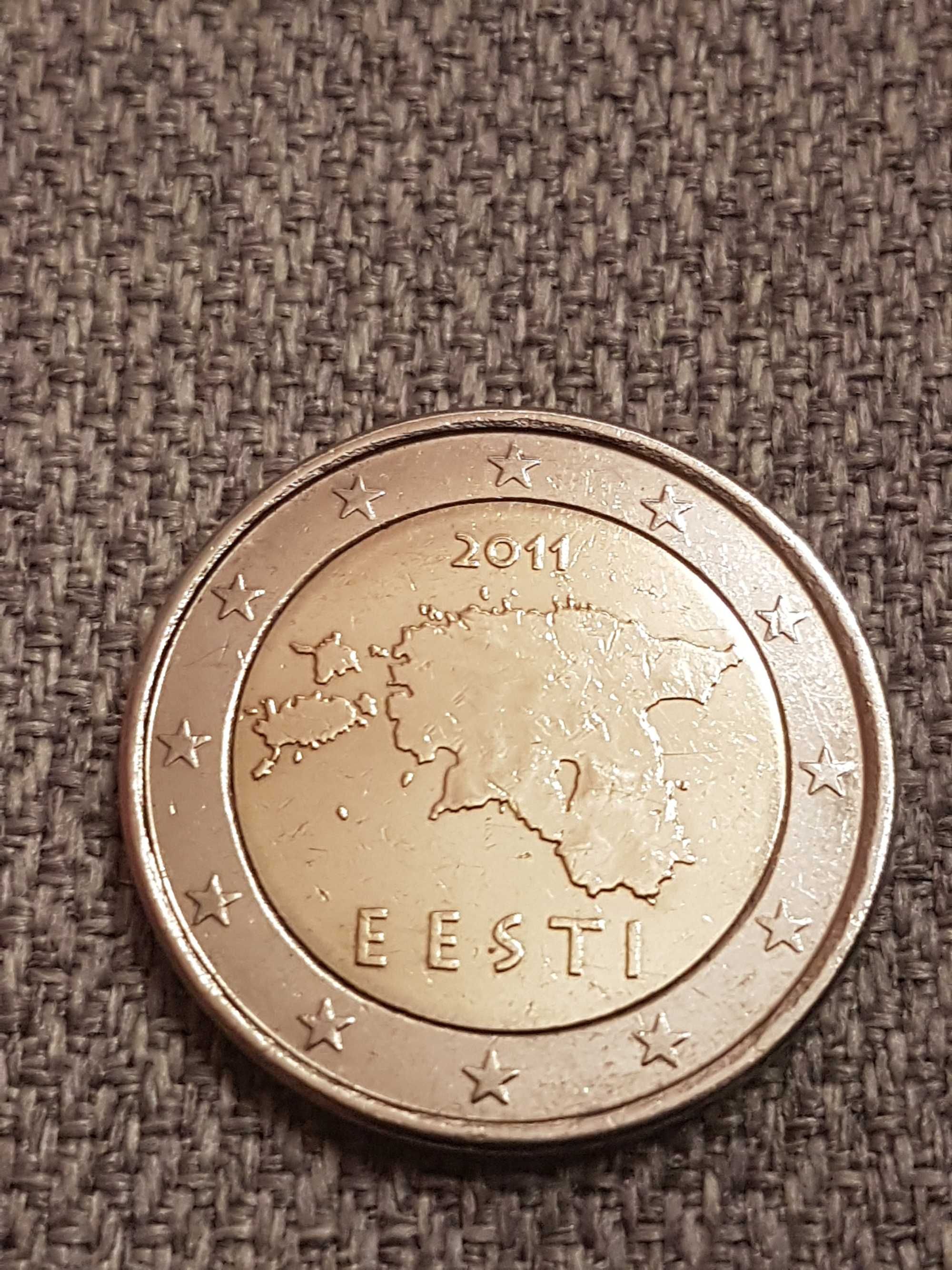 Moeda 2 Euros Estónia 2011