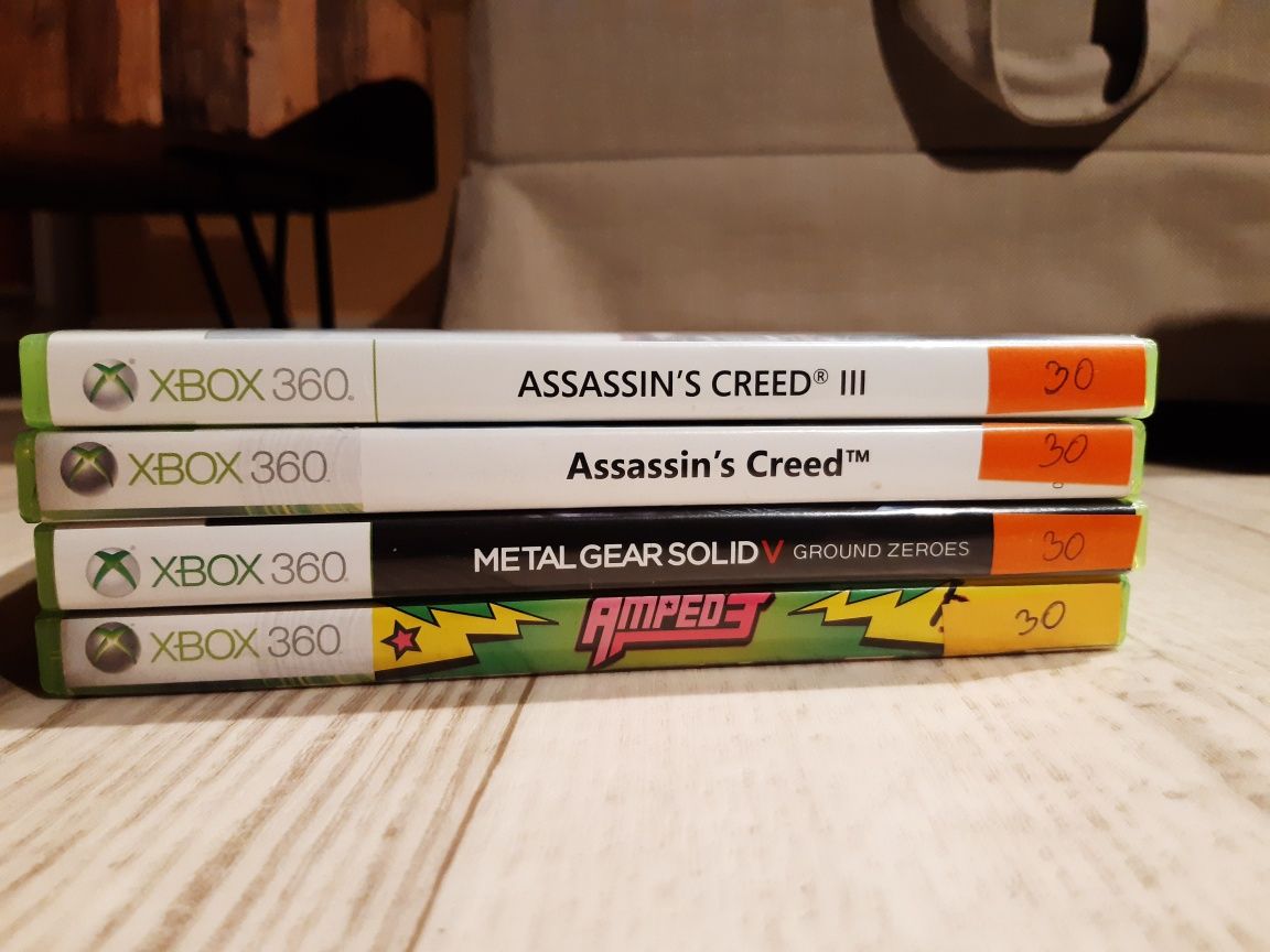 Gry xbox  360 Assassin 's amped 3 metal Gear solid