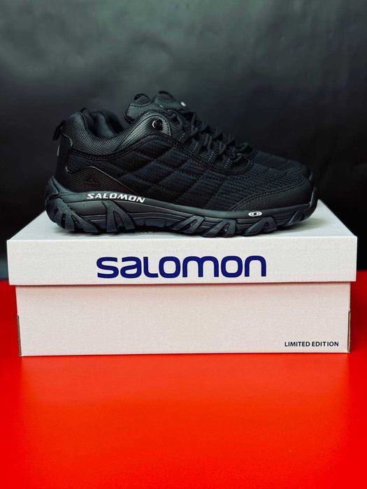 Salomon Black GORE-TEX Мужские непромокаемые осенние кроссовки саламон