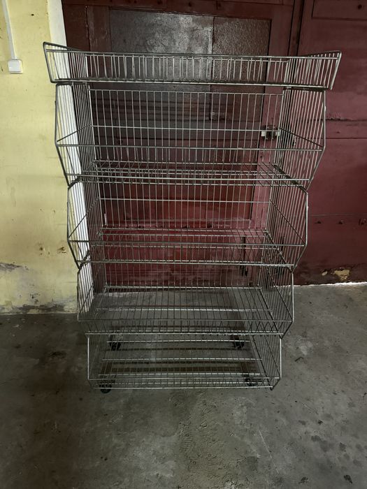 metalowy stojak na pieczywo/warzywa