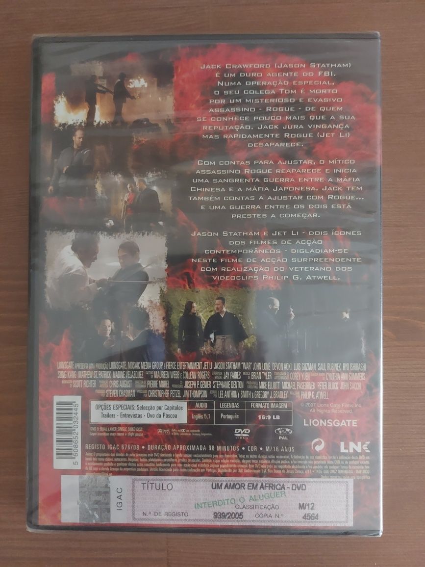 DVD NOVO / Original / SELADO - Guerra