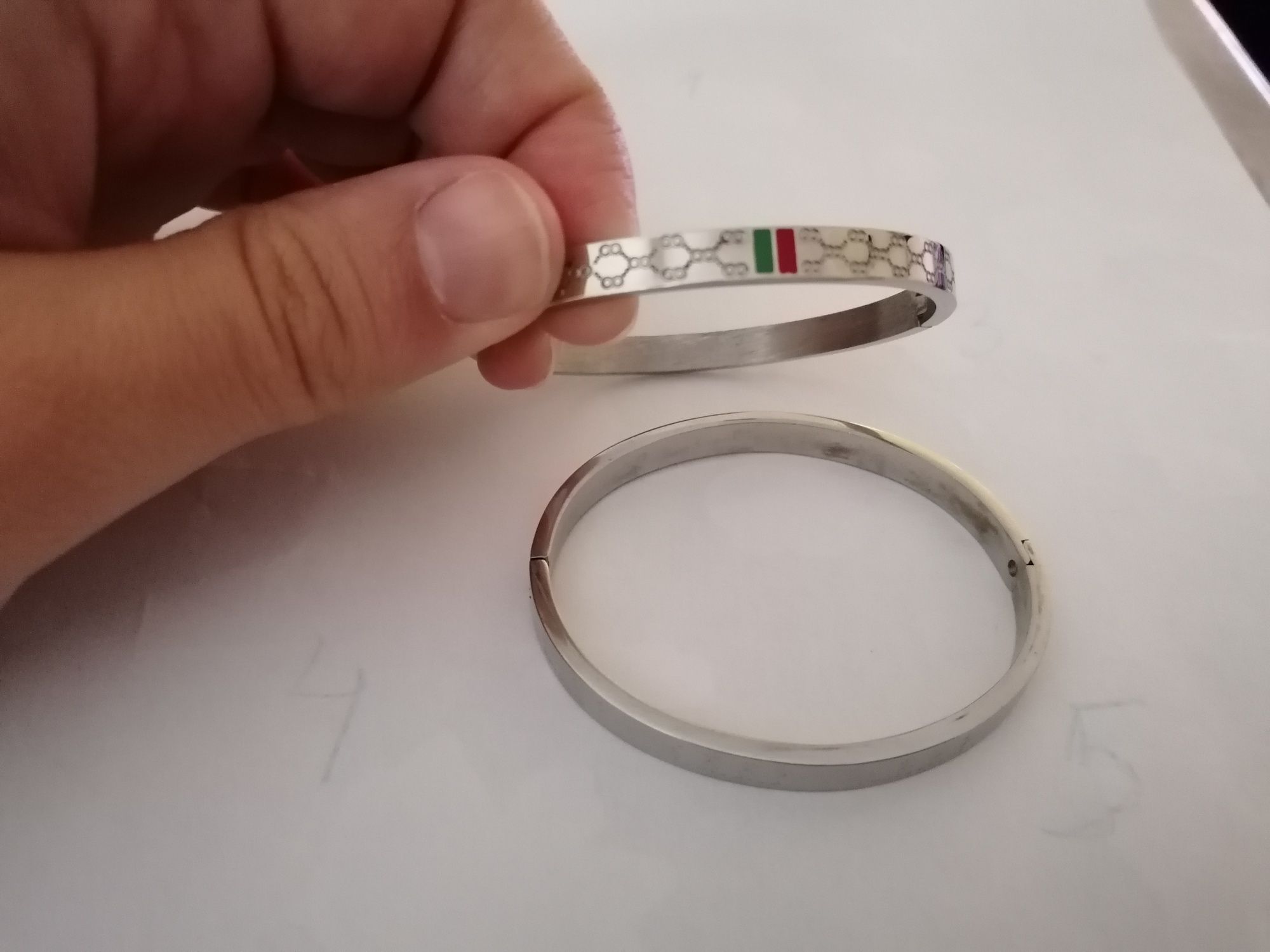 Pulseira aço GUCCI ou Tous senhora