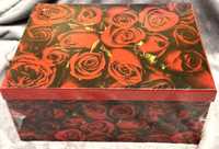 pudełko prezentowe zestaw 1kpl-10szt  róże czerwone